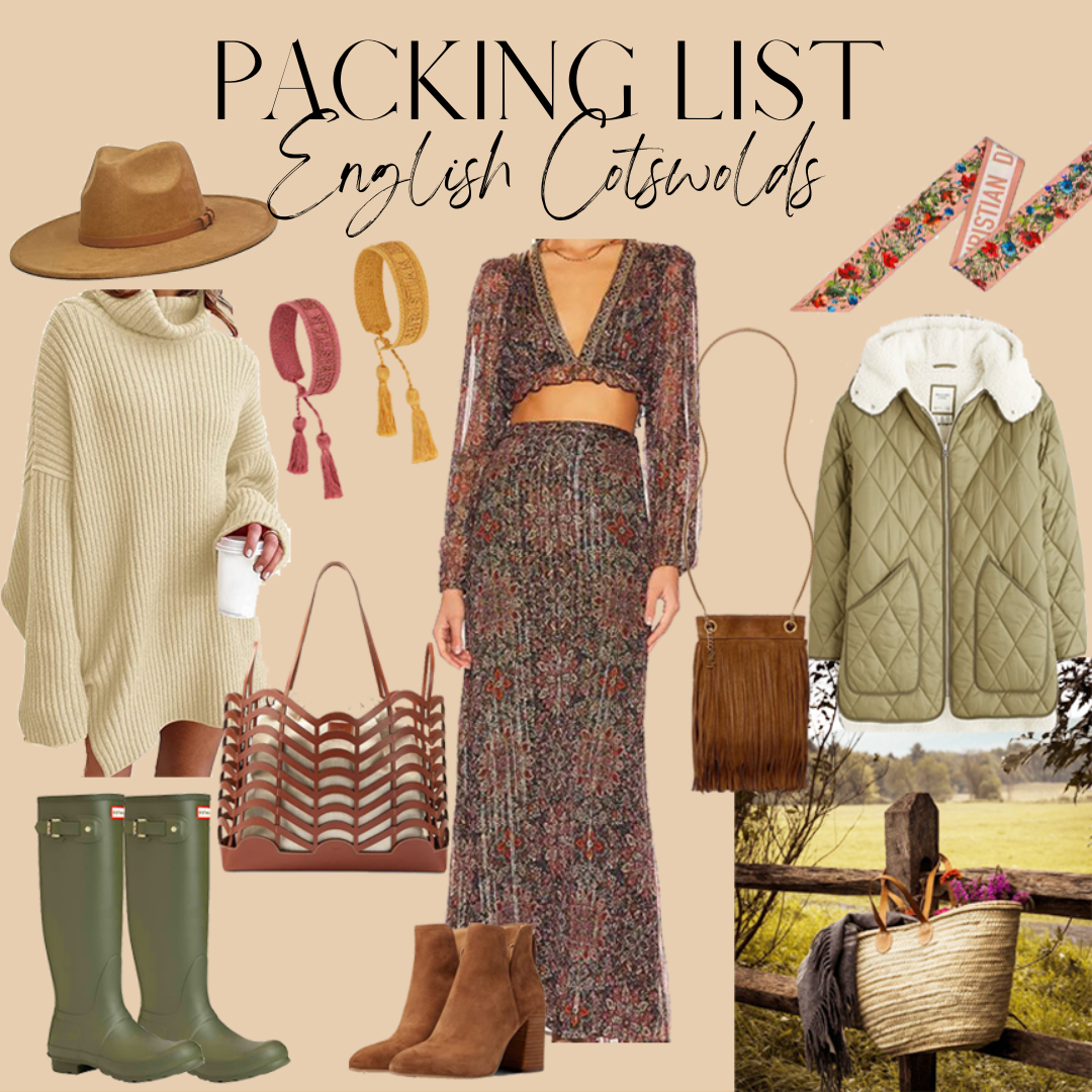PACKING LIST THE ENGLISH COTSWOLDS Chase Le Soleil