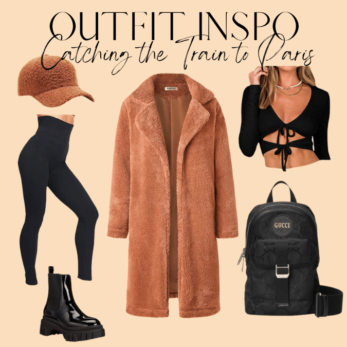 paris style travel outfit for women