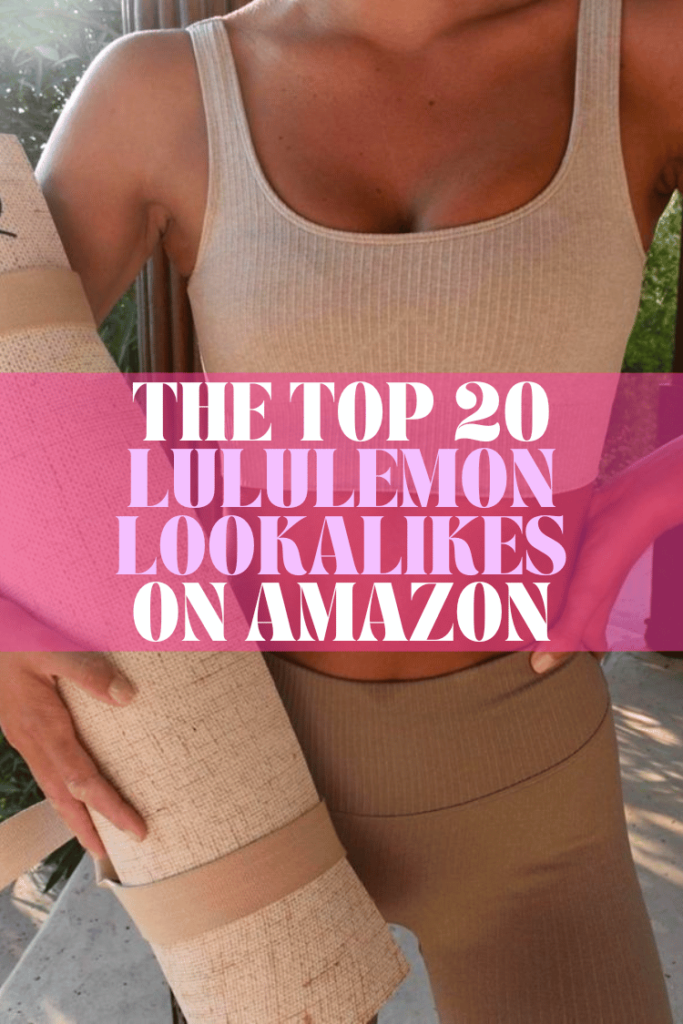 Top Lululemon amazon dupes workout clothes athleisure
