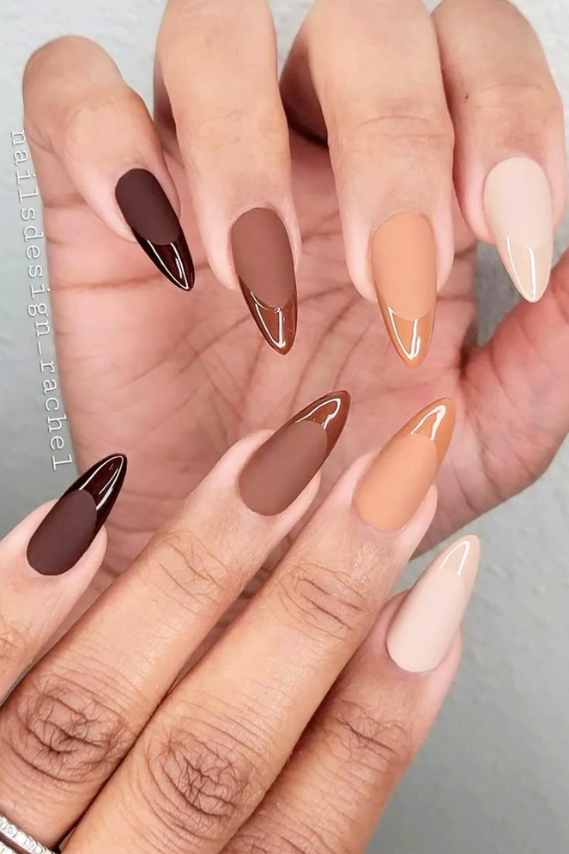 Thanksgiving Gel Nail Ideas