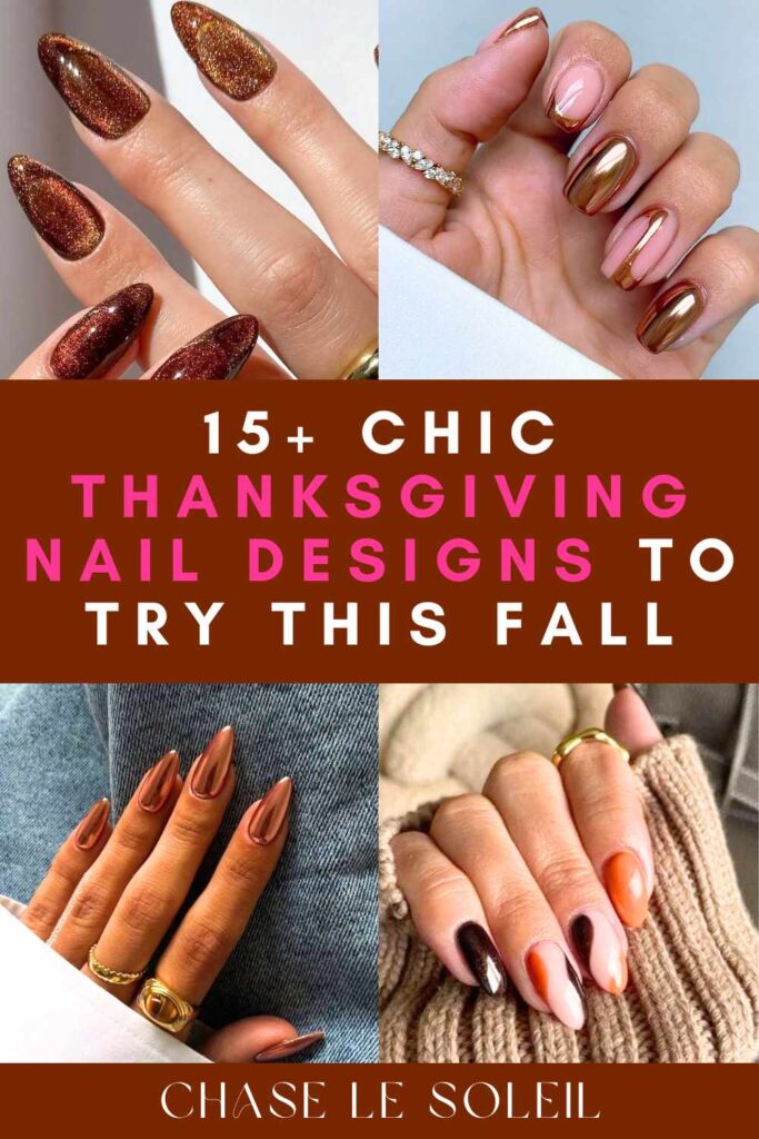 Thanksgiving Gel Nail Designs