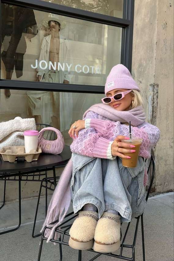 ugg tasman slipper outfits