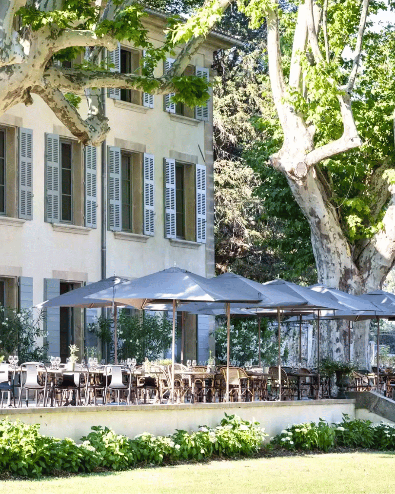 Domaine de Fontenille offers vineyards, fine dining, and rustic elegance—one of the best hotels South of France for serenity.