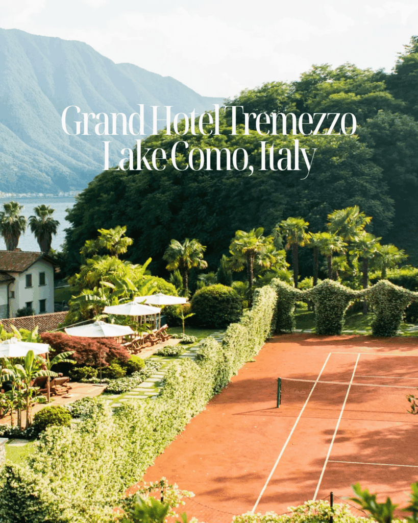 best hotel tennis courts 2025 grand hotel tremezzo