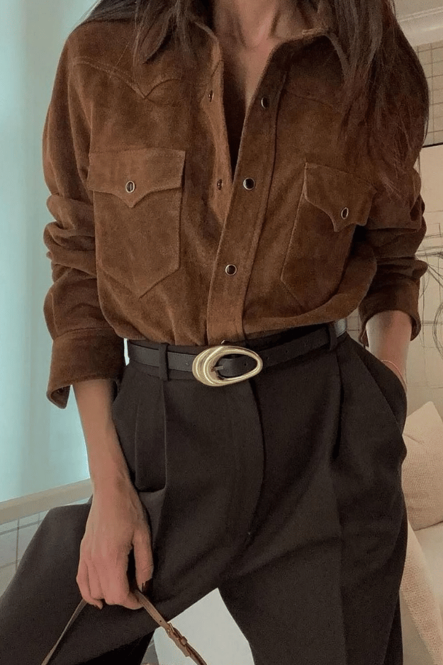 chocolate brown suede outfits fall outfit inspo brown suede
