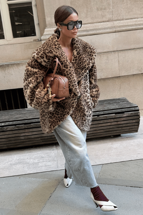 winter fur jacket outfits