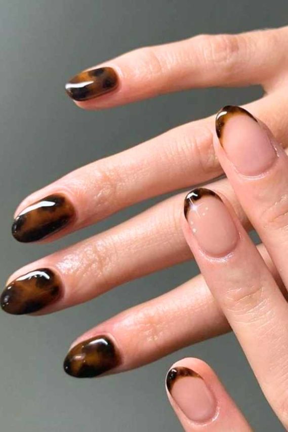 Dark fall Nail Designs