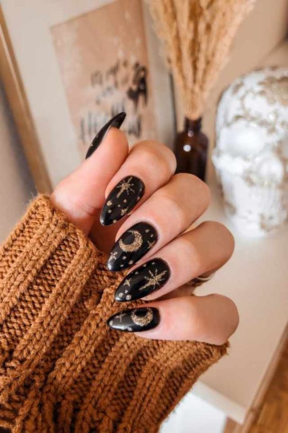 8 Dark fall Nail Designs Dark fall Nail Designs