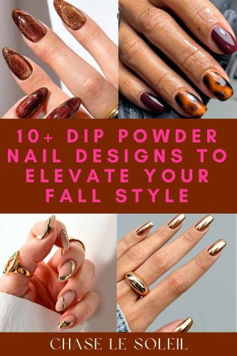 Fall Dip Powder Nail Designs