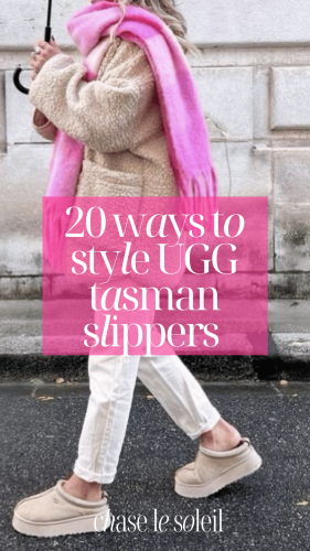 ugg tasman slipper outfits